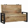 vidaXL Úložné truhlice Hnedá 80 x 30 x 30 cm Mangový masív