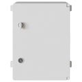 vidaXL Ovládacia skriňa Sivá 37 x 19,5 x 40 cm ABS plast