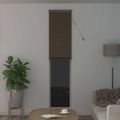 vidaXL Žalúzia Tmavohnedá s Vzorom 213 x 60 cm 25 mm PVC