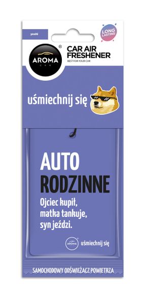 Osviežovače vzduchu AROMA CAR LETS SMILE Yoshi