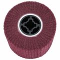 vidaXL Brúsne valce 3 ks Červená 12 x 12 x 10 cm Syntetické vlákno