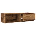 vidaXL TV skrinka Old Wood 100x31x25,5 cm Engineered Wood