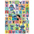 100 samolepek s omalovánkovými listy Lilo & Stitch