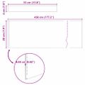 vidaXL Obrubník trávnika 450 x 20 cm Pozinkovaná oceľ Strieborná