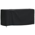vidaXL Poťah na záhradný nábytok čierny 180x70x90 cm vodotesný 420D