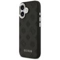 Puzdro Guess Peony Hot Stamp Script MagSafe pre iPhone 17 čierne