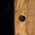 vidaXL Konferenčný stolík Prírodná 80 x 50 x 40 cm Masívne mango drevo