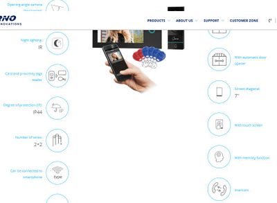 Videozvonček ORNO VI-VID-WI-1068/B APPOS, 7" LCD, Wi-Fi, RFID, SD Videozvonek ORNO VI-VID-WI-1068/B APPOS, 7" LCD, Wi-Fi, RFID, SD
