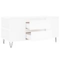 vidaXL Konferenčný stolík biely 102x44,5x50 cm kompozitné drevo