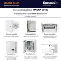 Skriňa 39123 MAGNA IP65, 280x210x130mm, súčasť: montážna doska