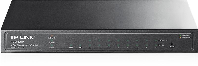 TP-Link TL-SG2210P 8xGb 61W POE Smart switch, 2xSFP Omada SDN