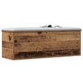 vidaXL Úložná krabica Staré drevo 102 x 35 x 35 cm Kompozitné drevo