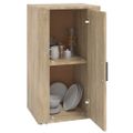 vidaXL Komoda dub sonoma 40x33x70 cm spracované drevo
