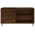 vidaXL Skrinka na platne hnedý dub 85x38x48 cm kompozitné drevo