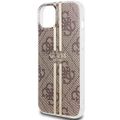 Puzdro Guess pre iPhone 15 Plus 6,7" GUHCP15MH4PSEGW hnedá HC IML 4G GOLD STRIPE