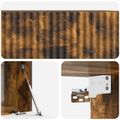 vidaXL Nástenná TV skrinka 59,5 x 41 x 30 cm Dymový dub