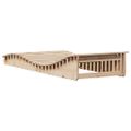 vidaXL Lehátko na opaľovanie 205x80x31,5 cm masívna borovica