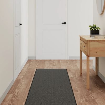 vidaXL Koberec behúň sisalový vzhľad antracitový 50x300 cm