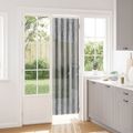 vidaXL Záves proti hmyzu z chenille Šedá a čierna 56 x 200 cm 100% PP