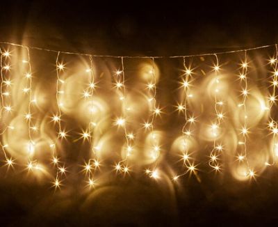 Vianočné vonkajšie LED osvetlenie teplá biela 5m, 330x LED, IP44 REBEL ZAR0475-2