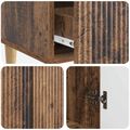 vidaXL Servírovacia skriňa so zásuvkou Staré drevo 66 x 34,5 x 95 cm
