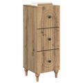vidaXL Zásuvkový kabinet 33 x 34,5 x 90 cm Kompozitné drevo