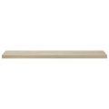vidaXL Plávajúce nástenné police 2 ks, dubové 120x23,5x3,8 cm, MDF