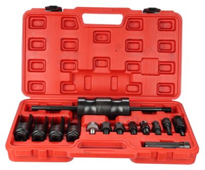 Sada na demontáž vstřikovačů s rázovým kluzným kladivem MECHANIC PULLER SET 1, 14 ks SIXTOL