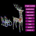 vidaXL Sob s sane 200 LED farebné 70 x 26 x 129 cm Akryl