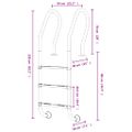 vidaXL Bazénový rebrík 54x38x158 cm 304 nehrdzavejúca oceľ