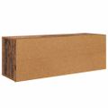 vidaXL TV skrinka 100 x 31,5 x 35 cm Staré drevo Kompozitné drevo