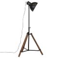 vidaXL Podlahová lampa 25 W čierna 75x75x90-150 cm E27