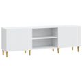 vidaXL TV skrinka Biela 150 x 31 x 50 cm Kompozitné drevo