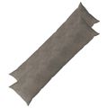 vidaXL Poťah na podložku 2 pcs HEERLEN Svetlosivá 40 x 145 cm Zamat