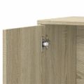 vidaXL Komody 2 ks dub sonoma 60x31x70 cm kompozitné drevo