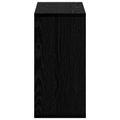 vidaXL Servírovacia skriňa Čierny dub 49,5 x 22 x 47 cm