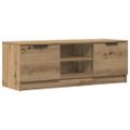 VidaXL TV skrinka Artisan Dub 102x35x36,5 cm Drevo