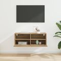 vidaXL TV nástenná skriňa 80 x 30 x 30 cm Remeselný dub