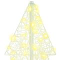 vidaXL Vianočný stromček 160 LED Teplá biela 150 cm Akryl