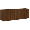 vidaXL TV skrinky nástenné 2 ks hnedý dub 60x30x41 cm