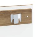 vidaXL Hlavová doska na stenu ZWOLLE Dub artisan Kompozitné drevo