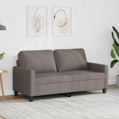 vidaXL 2-miestna pohovka sivohnedá 140 cm látka