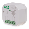 Relé elektromagnetické F&F PP-1Zi/24, 1× NO, 24V AC/DC, 16A, do krabice