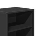 vidaXL Nočné stolíky 2 ks čierne 40x31x50 cm kompozitné drevo+kov