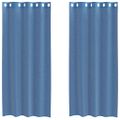 vidaXL Voile Záclony s priechodkami 2 ks Royal Blue