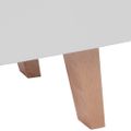 vidaXL Stolík pod TV, MDF 150x35x48,5 cm, vysoký lesk, biely