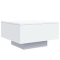 vidaXL Konferenčný stolík biely 55x55x31 cm kompozitné drevo
