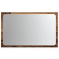 vidaXL Kúpeľňové zrkadlo s LED svetlom staré drevo 60x8,5x38 cm