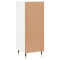vidaXL Komoda lesklá biela 34,5x34x90 cm spracované drevo