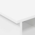 vidaXL TV stolík 68,5 x 35 x 35 cm Biela Kompozitné drevo
